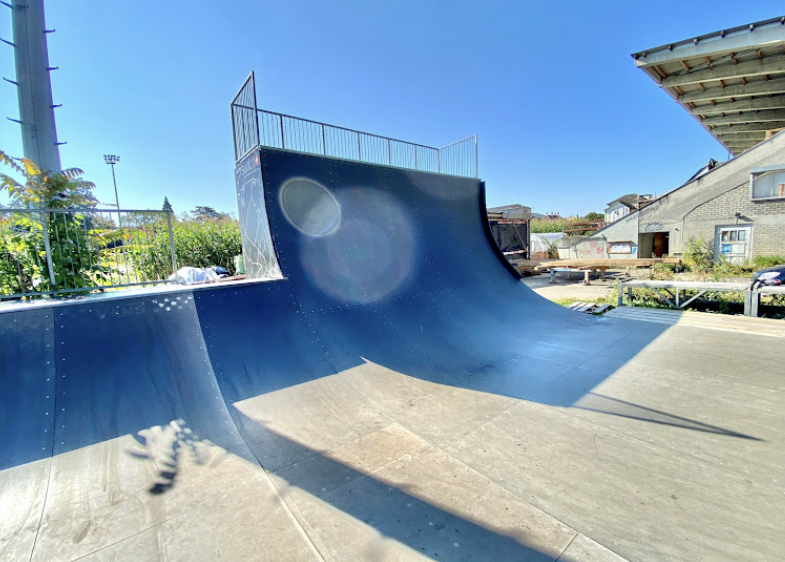 Backyard skatepark